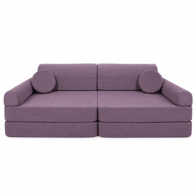 Canapé modulable velours SLIMCORDE MEOW BABY