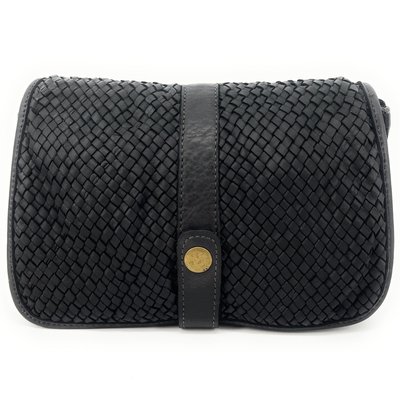 Mini sac à main en cuir italien tressé SHANNA OH MY BAG