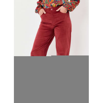 Pantalon large velours stretch SKADI LA FIANCÉE