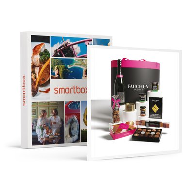 Coffret Boîte chapeau Glam Fauchon : assortiment raffiné livré à domicile- SMARTBOX - Coffret Cadeau Gastronomie SMARTBOX