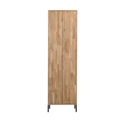 Colonne de rangement en bois 2 portes 1 tiroir H210cm - NEW GRAVURE WOOOD