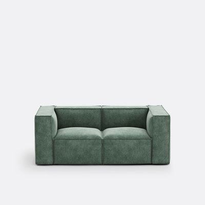 Modulaire 2-zitsbank Seven in getextureerd fluweel LA REDOUTE INTERIEURS