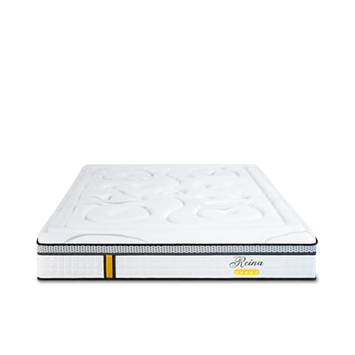 Matelas Ressorts ensachés Reina 2.0 180x200 cm Accueil Mémoire de forme BELLECOUR