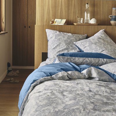 Housse de couette imprimée en percale de coton, Made in France, EMBRUNS A DEMAIN
