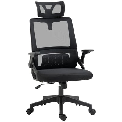 Chaise de bureau Maille Noir HOMCOM