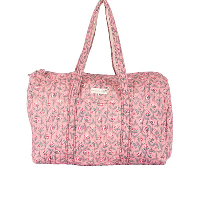 Sac weekend Toile de Jouy depuis 1760 - Flora BINDI ATELIER