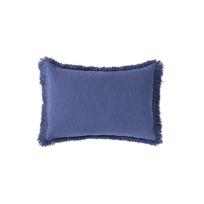 Coussin à franges en coton lavé LANDSCAPE NOBODINOZ