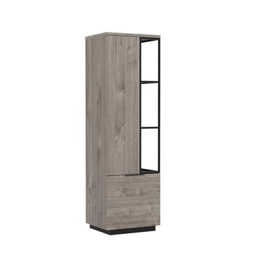 Bibliothèque avec vitrine 2 portes Snapp -  Fabrication Française CALICOSY