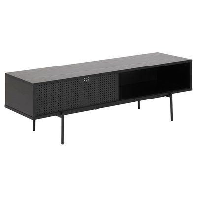 Meuble TV Aria en MDF et Métal avec 1 porte coulissante TOILINUX