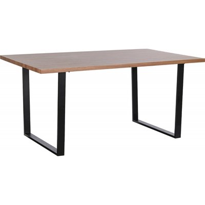 Table de salon en bois et fer, Vintage RECOLLECTION