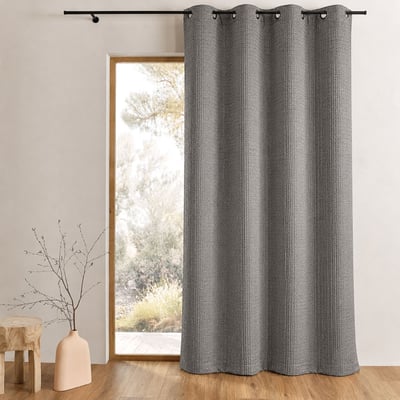 Rideau épais en Jacquard Uni à Reliefs HOME MAISON