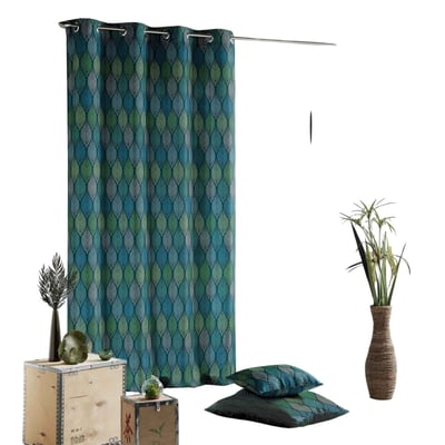 Rideau a oeillets Collection Winter Green 140 x 260 cm EDEN