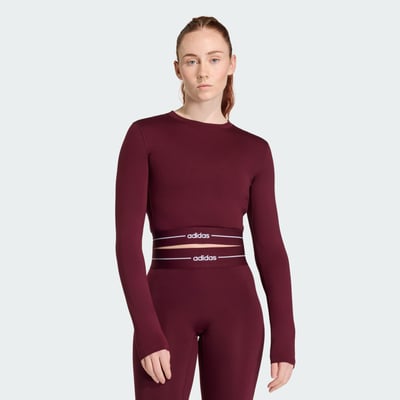 T-Shirt Manches Longues Cropped Hyperglam adidas Performance