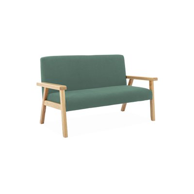 Banquette pour enfant bouclette et bois d'hévéa 2 places ISAK KID SWEEEK