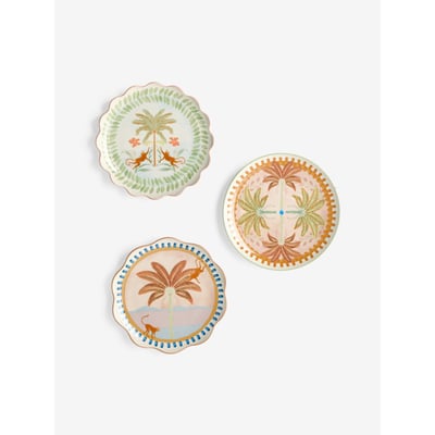 Plaque murale assiette en céramique, lot de 3 NEXT