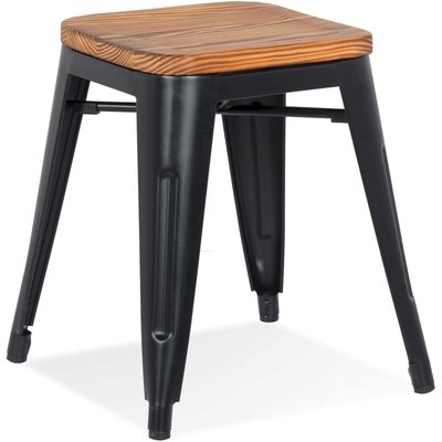 Tabouret bas en métal, carré, Nigel KOKOON DESIGN