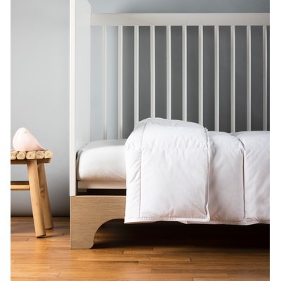 Couette Bébé LANAÏ en Duvet et Plumes des Pyrénées - Couette 4 saisons pour lit bébé - Enveloppe 100 % Percale de Coton - OEKO-TEX® KADOLIS