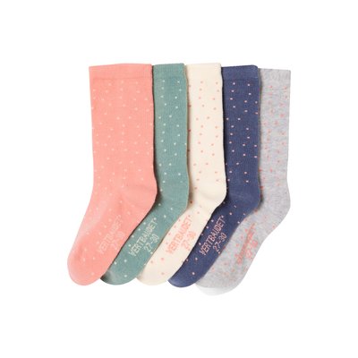 Lot de 5 paires de chaussettes à pois VERTBAUDET