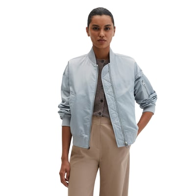 Blouson style aviateur regular en sergé de polyester Shiny recyclé MARC O'POLO