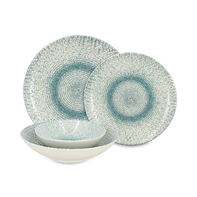 Service de table 48 pièces en porcelaine, AQUA NOVASTYL