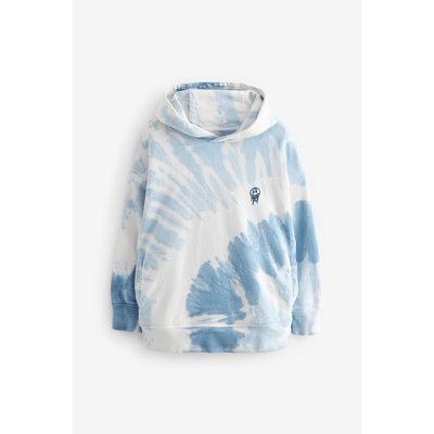 Sweat à capuche effet tie-dye coupe classique NEXT