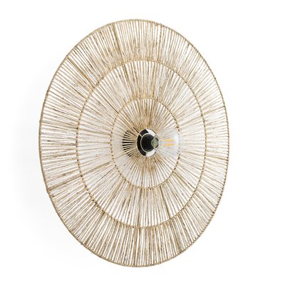 Yaku 80cm Diameter Round Hemp Wall Light LA REDOUTE INTERIEURS