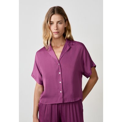 Chemise manches courtes satinée CHEETA ETAM