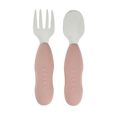 Lot de 2 pré-couverts inox - Barbe à papa BEABA