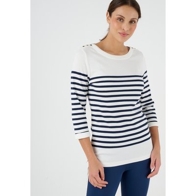 T-shirt uni ou rayé manches 3/4 DAMART