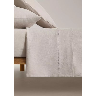 Drap plat enfant lin lavé lit 90 cm MANGO HOME