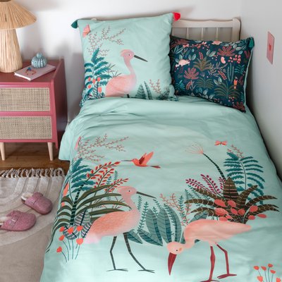 Housse de couette coton ARUBA CARRE BLANC