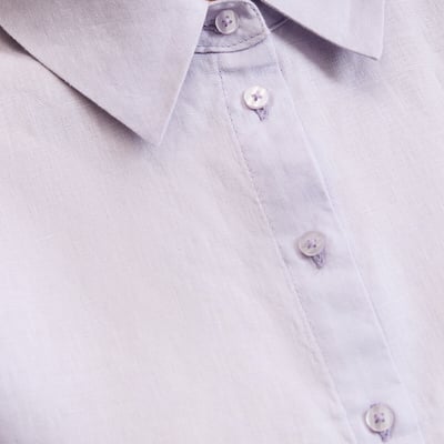 Chemise ample manches coudes lin Signature, AMBRE LA REDOUTE COLLECTIONS