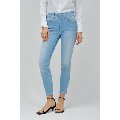 JEAN SECRET PUSH IN CROPPED SKINNY SALSA JEANS