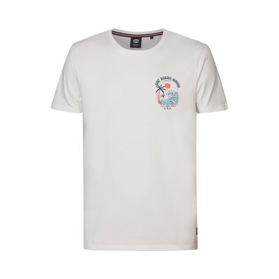 T-Shirt mit rundem Ausschnitt und Logo PETROL INDUSTRIES