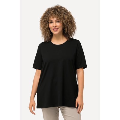 T-shirt en coton bio. Col rond et manches ULLA POPKEN