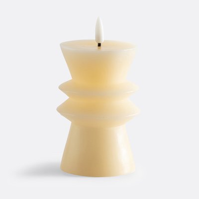 Caspar 14.6cm High LED Sculpted Wax Candle LA REDOUTE INTERIEURS