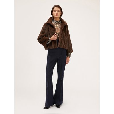 Blouse en satin de viscose à motif foulard MOTIVI