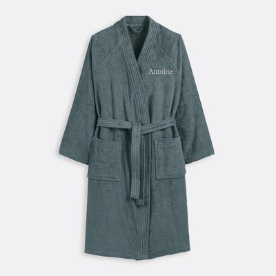 Peignoir éponge col kimono personnalisé, Haxel LA REDOUTE INTERIEURS
