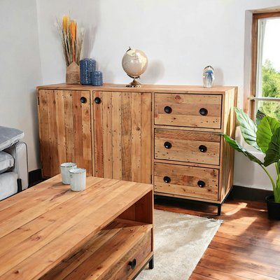 Buffet enfilade 150 cm en bois recyclé CANBERRA PIER IMPORT