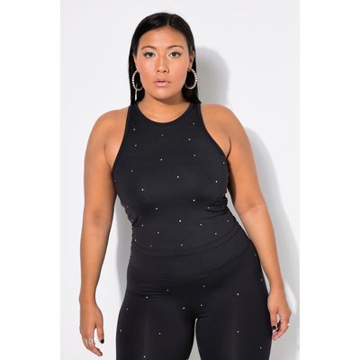 Crop top à strass. Coupe Slim Shape STUDIO UNTOLD