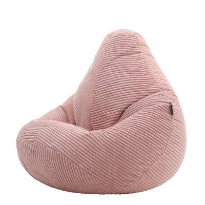 Pouf enfant à dossier incliné velours côtelé Oeko-Tex® - DALTON ICON