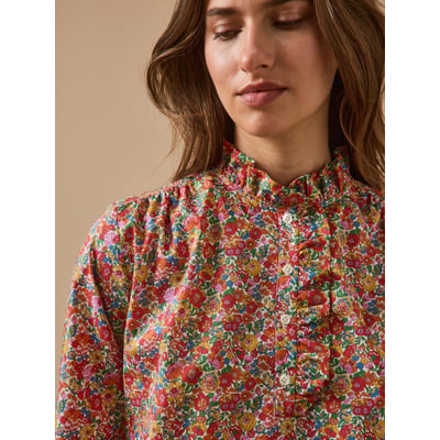 Blouse  tissu Liberty - Coupe Noémie CYRILLUS