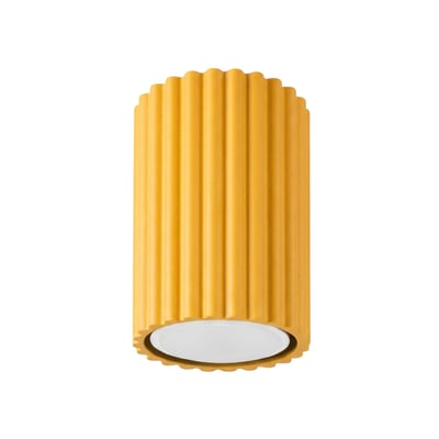 Plafonnier Aluminium Jaune GU10 1 KARBON EDEN