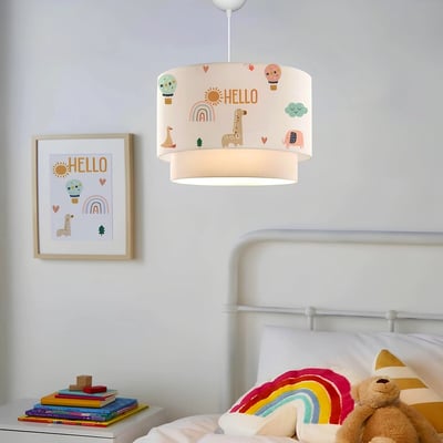 Светильник подвесной с тканевым абажуром, AYD / АИД SO'HOME