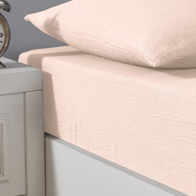 Drap housse en gaze de coton bonnet 30 cm LOFT SENSEI MAISON