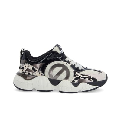 KRAZEE RUNNER W - BLANC CASSE/NOIR NO NAME