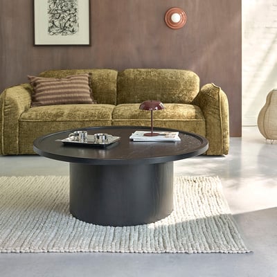 Table basse en bois massif 100 cm  LOUISA BERAH GETAH