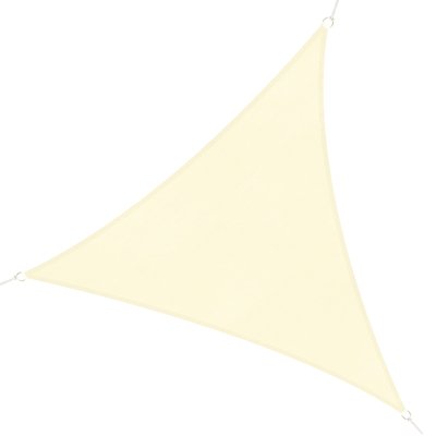Voile d'ombrage HDPE Crème OUTSUNNY