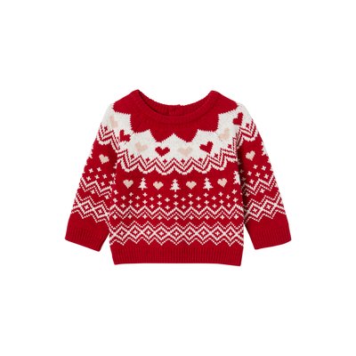 Pull jacquard de Noël VERTBAUDET
