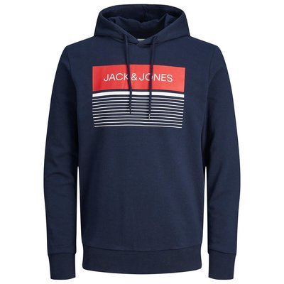 Sweat à capuche imprimé JACK & JONES